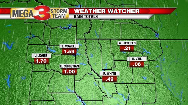 Central ArkLaTex Weather Watcher Reports